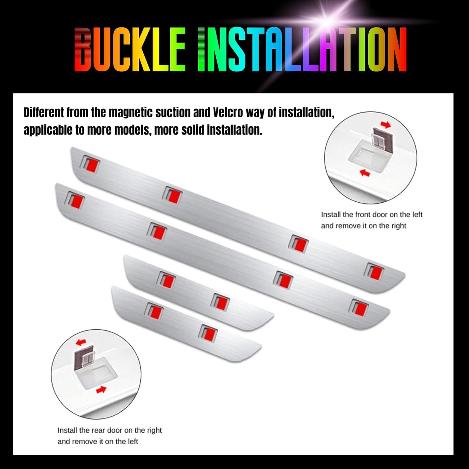 Luces de umbral de automóvil, logotipo personalizable y texto, luz de pedal de automóvil, luces de bienvenida personalizadas para puerta de