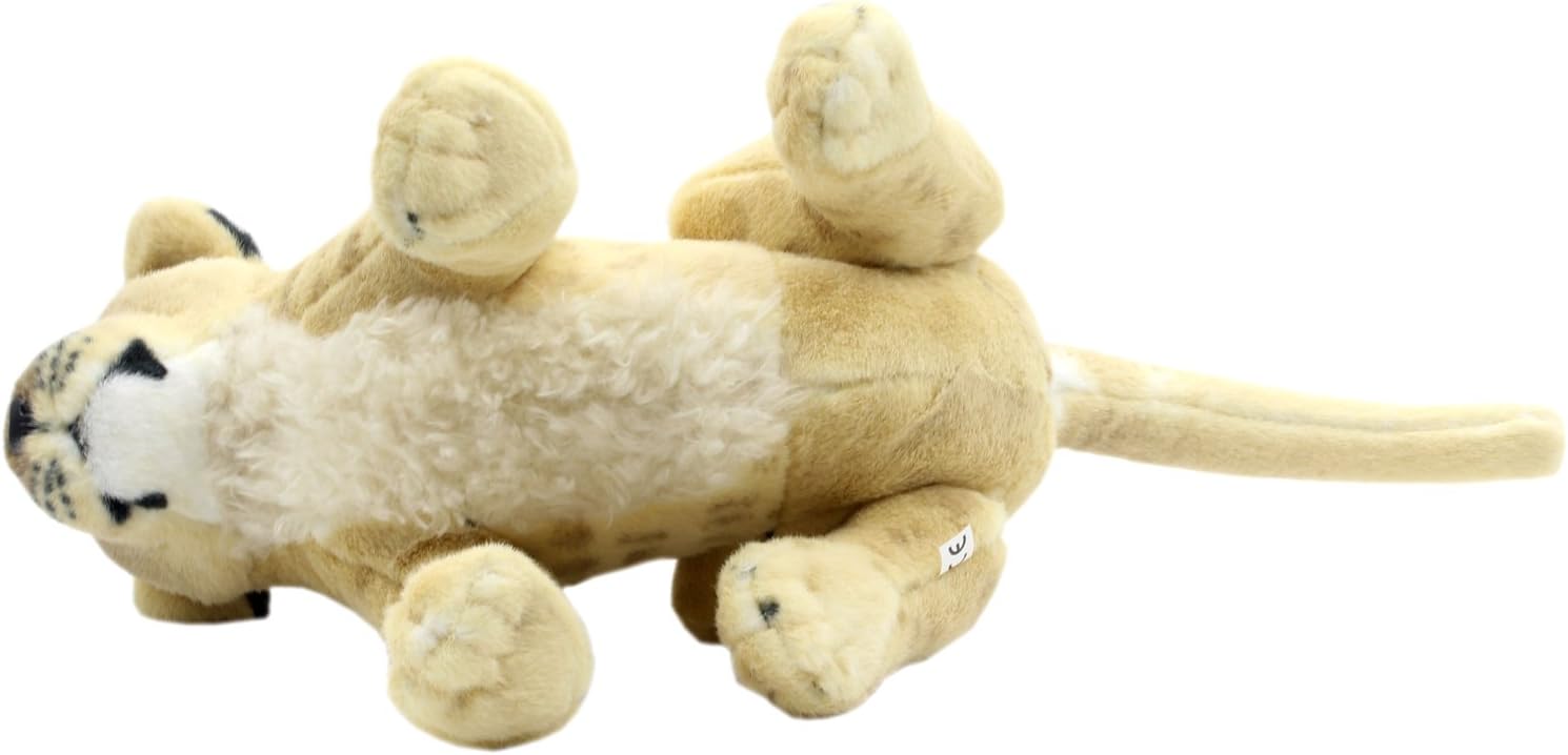Animales de Peluche León Juguetes Peluche Tigre Leopardo Sentado 10 Pulgadas (Leona)