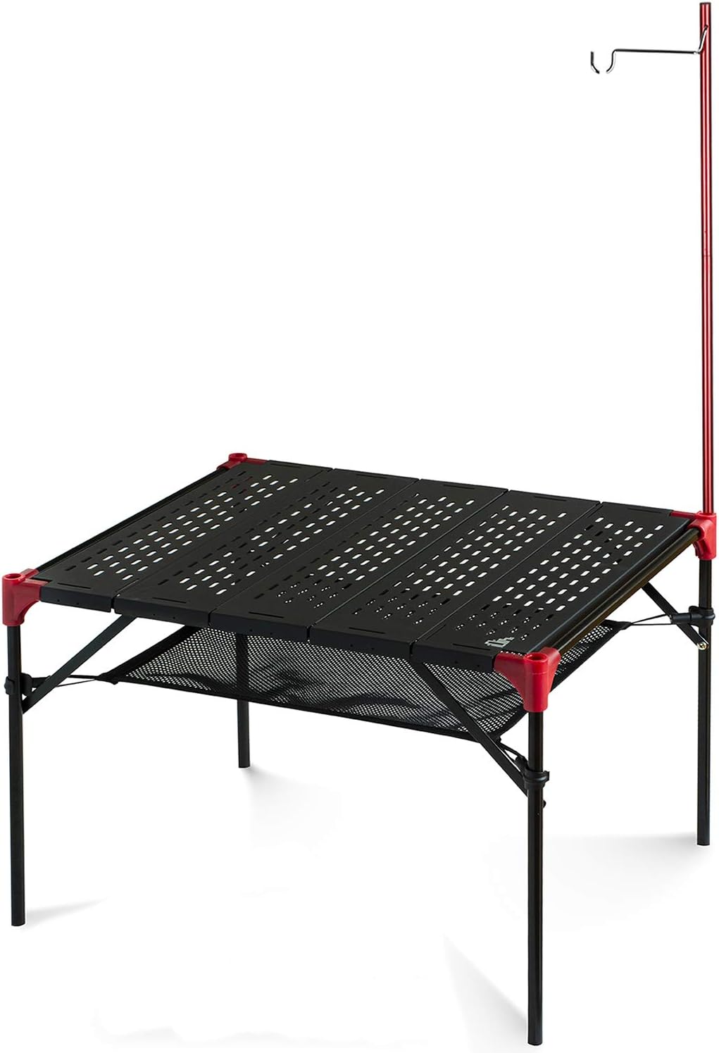 iClimb Mesa plegable extensible, área de mesa grande, ultraligera, compacta con mesa hueca para camping, mochilero, playa, concierto, barbacoa,