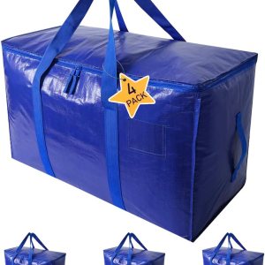 Moving Supplies – Bolsas de embalaje extra grandes y resistentes con cremalleras y asas de transporte fuertes, para mudanza y almacenamiento de Moving Supplies – Bolsas de embalaje extra grandes y resistentes con cremalleras y asas de transporte fuertes, para mudanza y almacenamiento de