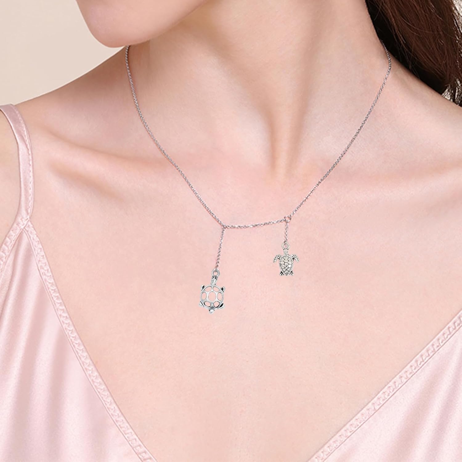 CHGCRAFT 30 dijes de aleación con forma de tortuga de estilo tibetano de 15 estilos para hacer joyas y accesorios de pulsera, plata antigua