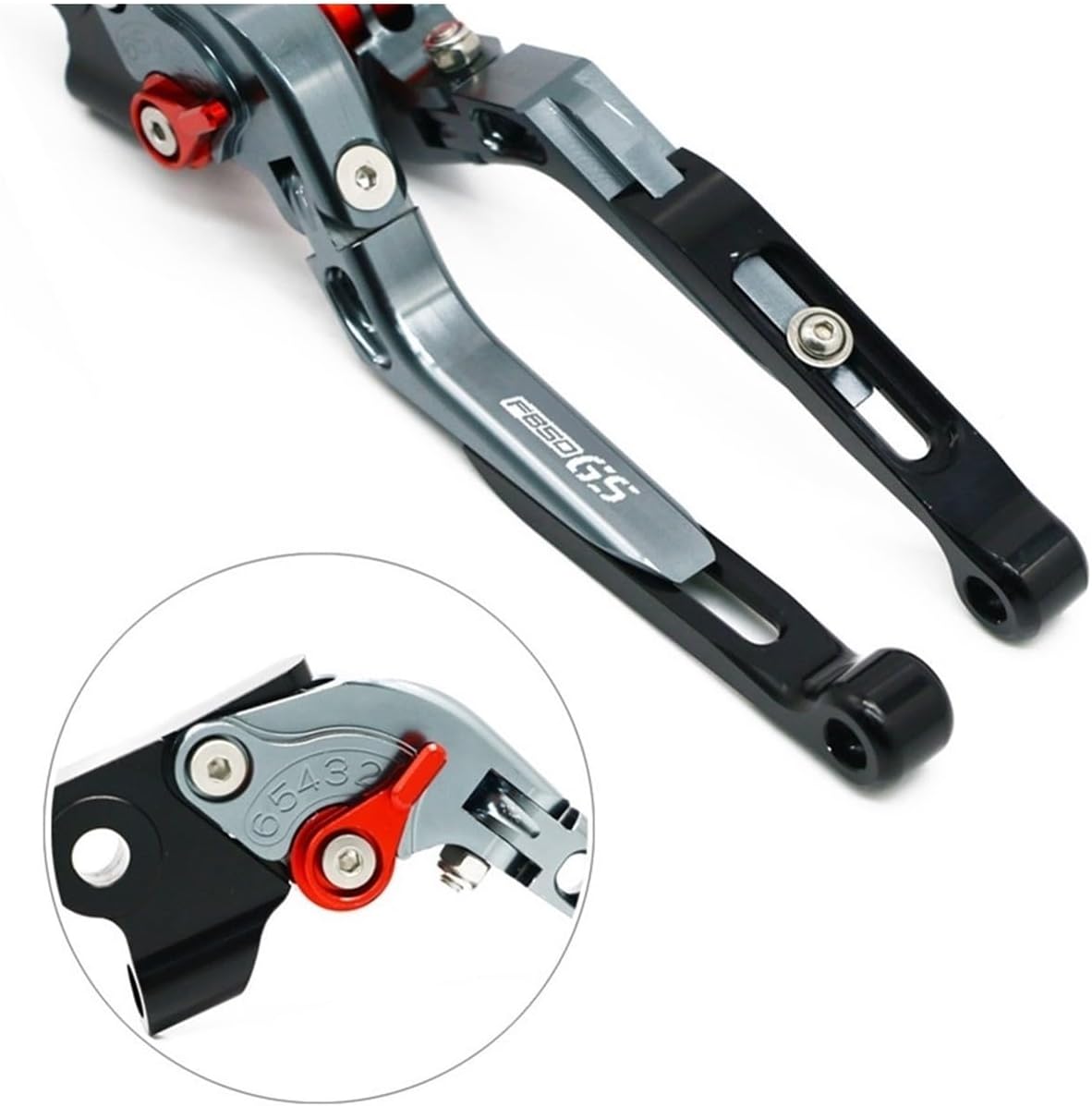 Accesorios de motocicleta CNC ajustable extensible plegable palanca de embrague de freno manillar agarre de mano para BMW F850GS F750GS F 850 GS