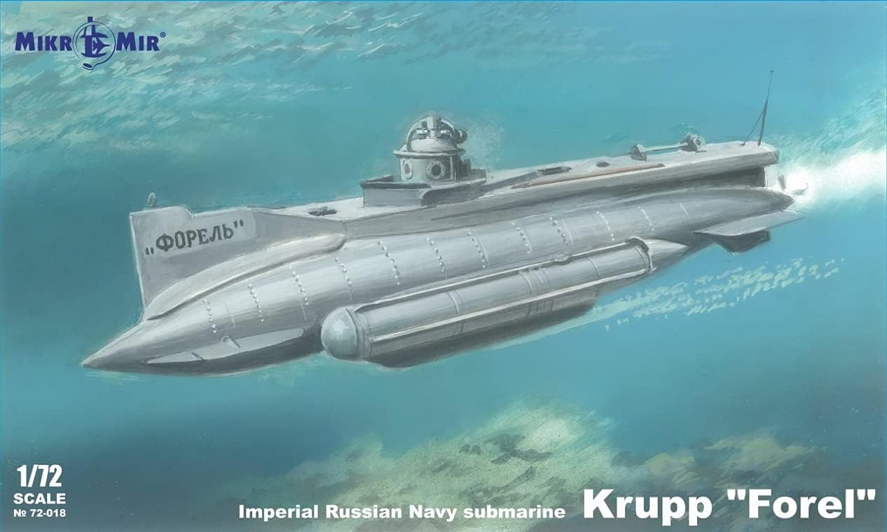 Mikro Mir 72-018 – 172 – Krupp Forel Imperial Submarino de la Armada Rusa