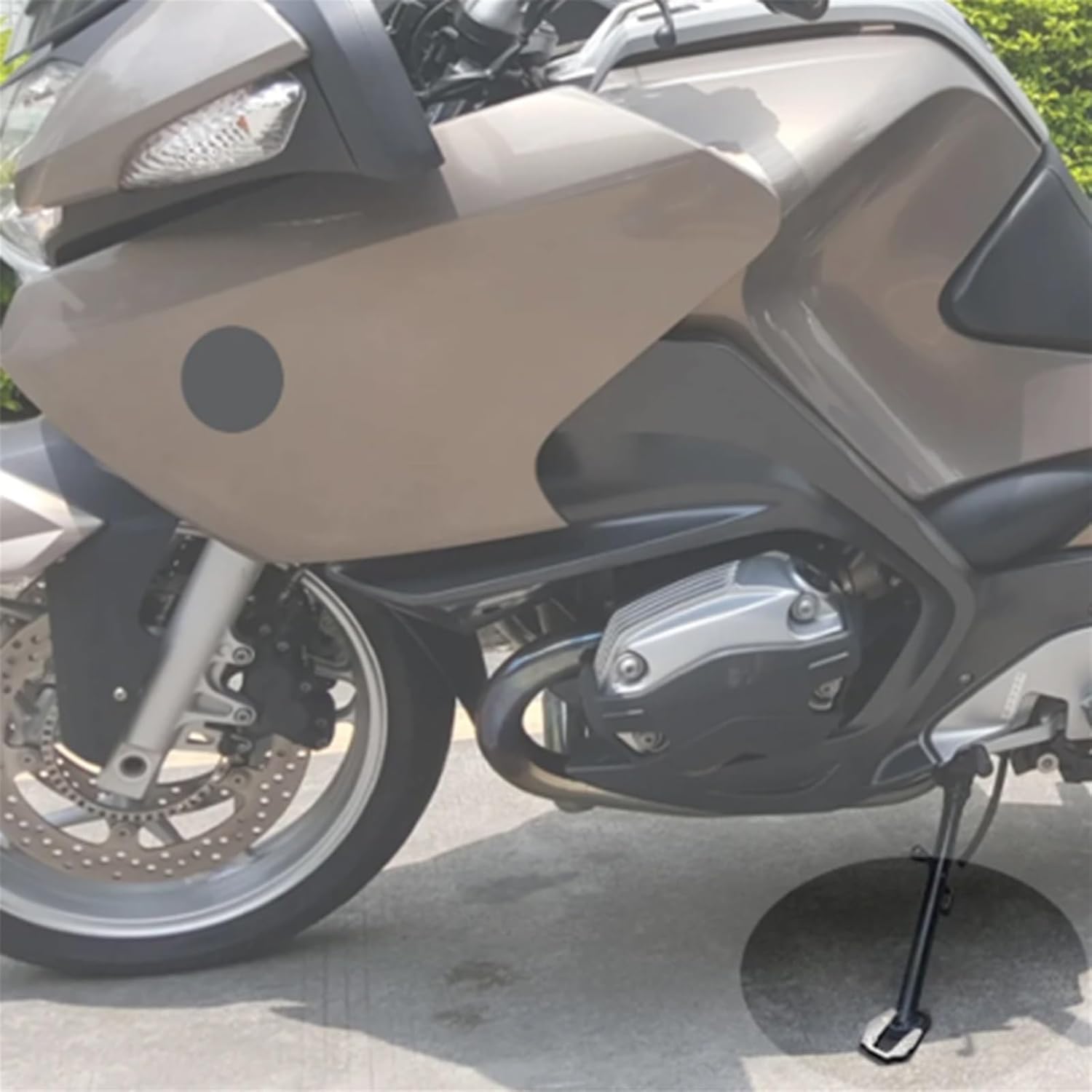 Soporte de extensión lateral para motocicleta, soporte lateral para BMW R1250RT R1250RS R1250 RS RT 2019 2020 2021 2022 2023 (color  R1250RT titanio)