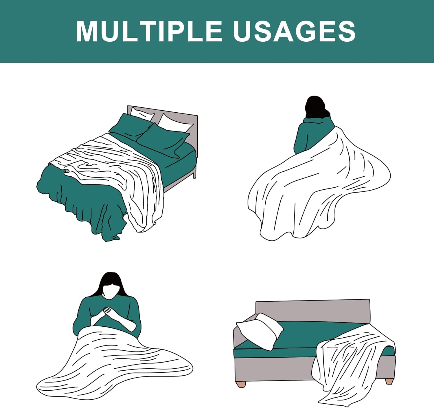 HAPPYMOON Fundas de sofá modular para sala de estar, fundas de sofá para sofá de 2 cojines, fundas de sofá, fundas de sofá jacquard geométrico para