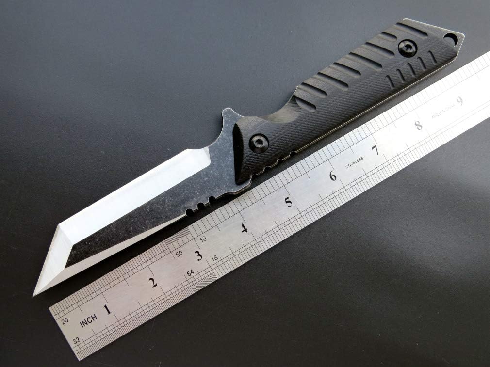Eafengrow EF105 KNFE Hoja fija 440C Hoja de acero inoxidable G10 Mango Heavy Duty Cuchillos fijos EDC Cuchillo táctico para senderismo al aire libre