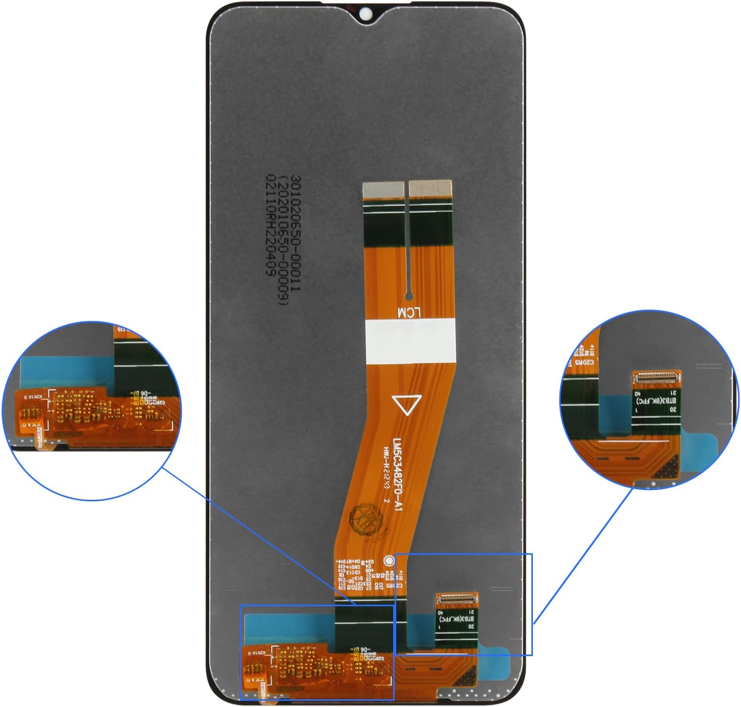 Para Samsung A02S Reemplazo de pantalla para Samsung Galaxy A02S LCD A025 A025U A025A A025V A025G Pantalla táctil Digitalizador Asamblea 6.5″