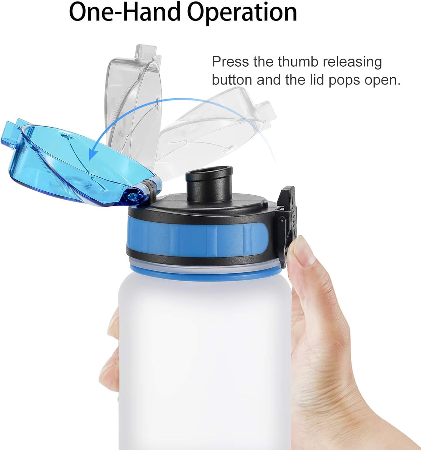 Coolife Botella de agua de seguimiento motivacional de 32 onzas y 1 litro con marcador de tiempo por hora, bebe tu agua bien maulla, regalos