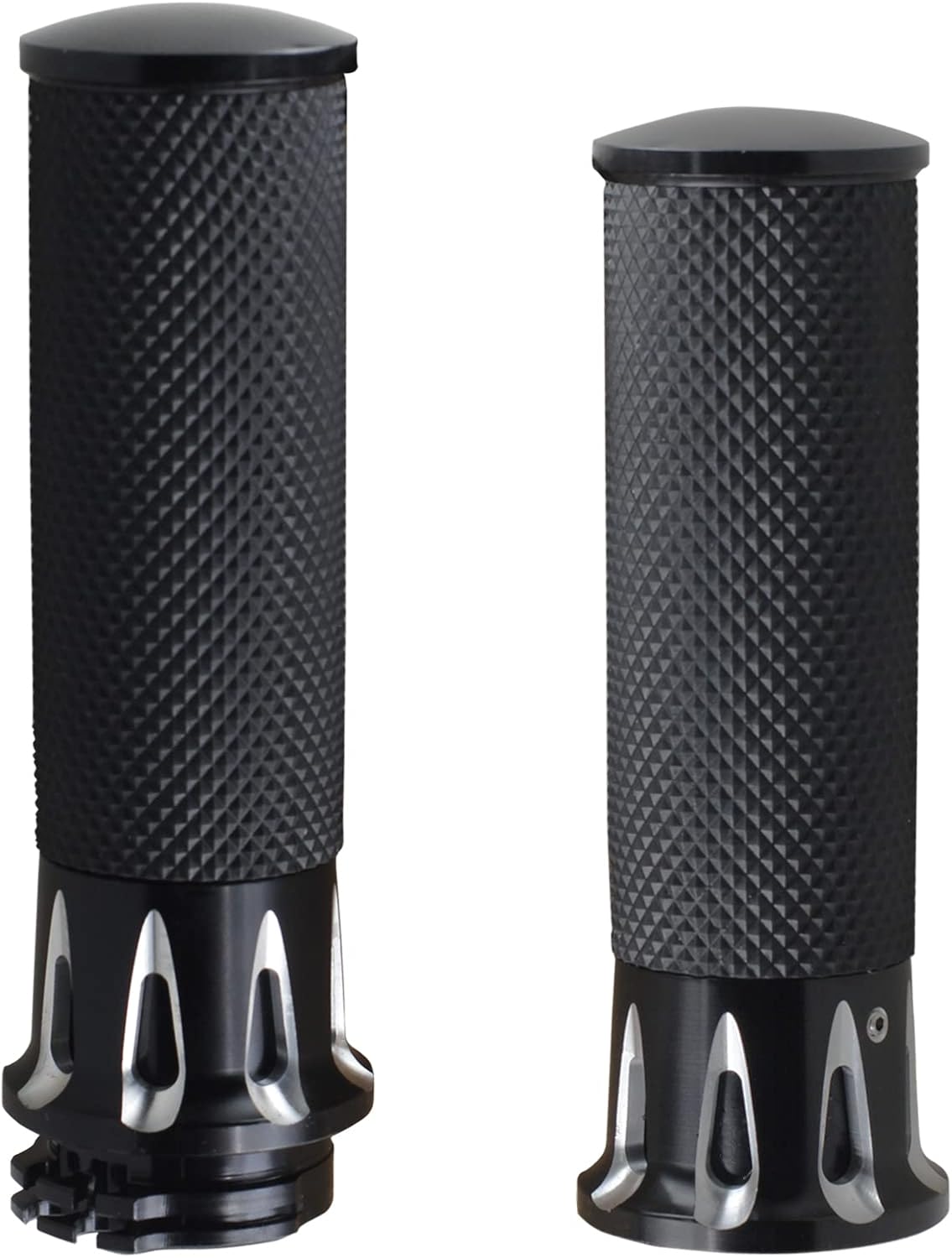 NTHREEAUTO Empuñaduras de manillar de 1 pulgada  0.984 in para motocicleta, agarre universal compatible con Harley Sportster Iron 883 Dyna Road