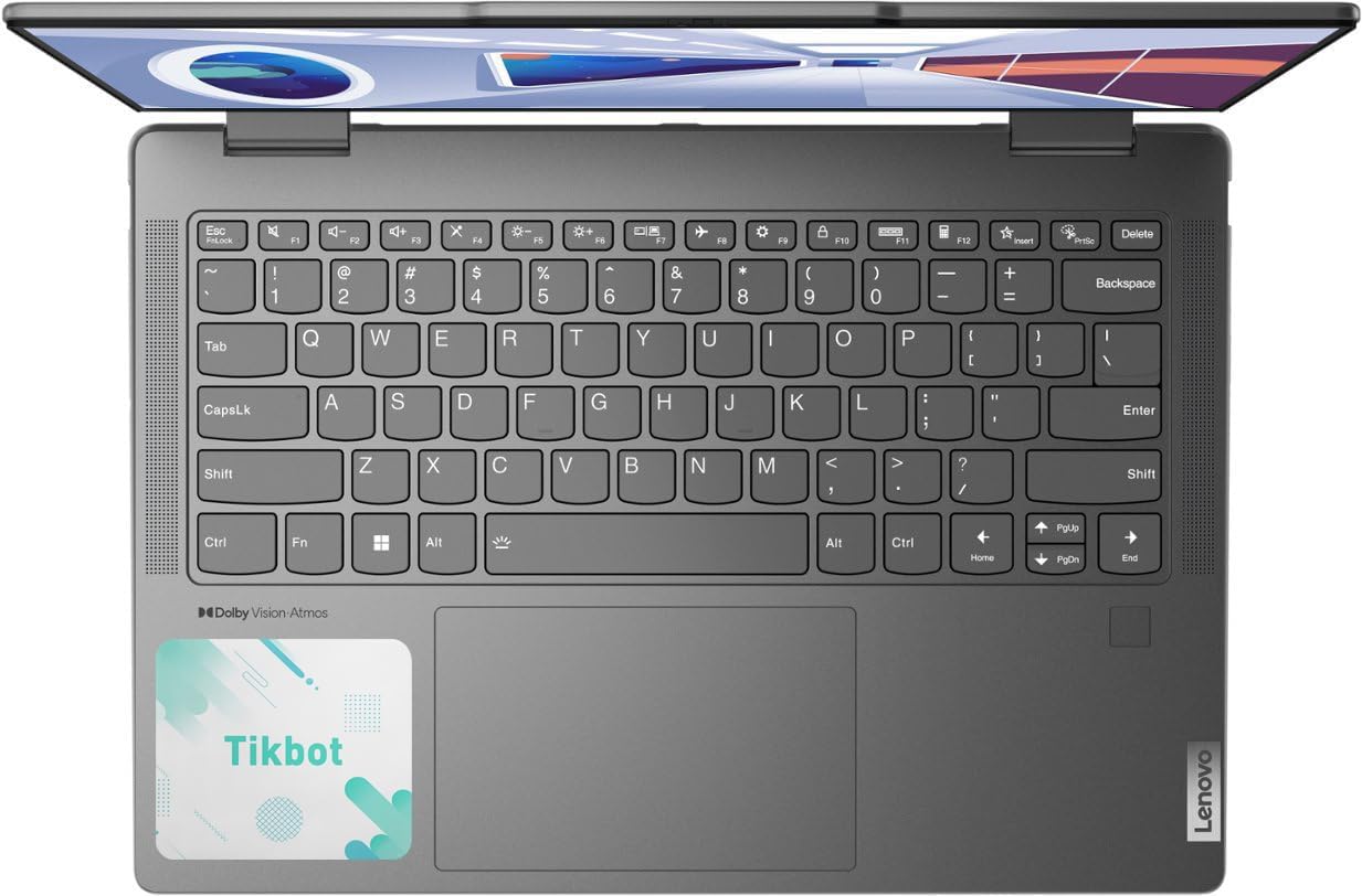 Lenovo Yoga 7i 14″ 2.2K Pantalla táctil 1610 2 en 1 0.69″ Slim Laptop Intel Evo 10-Core i7-1355U 2 x Thunderbolt4 Wi-Fi 6 de larga duración – 12H