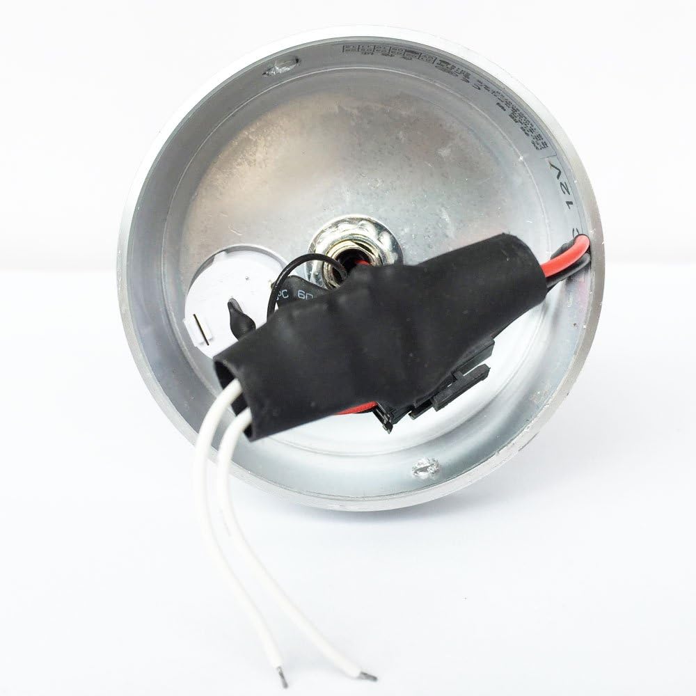 Luz de lectura automática de metal para cama  12 V ajustable direccional luz de noche segura para niños  Luz LED de libro cepillada conmutada 3 W