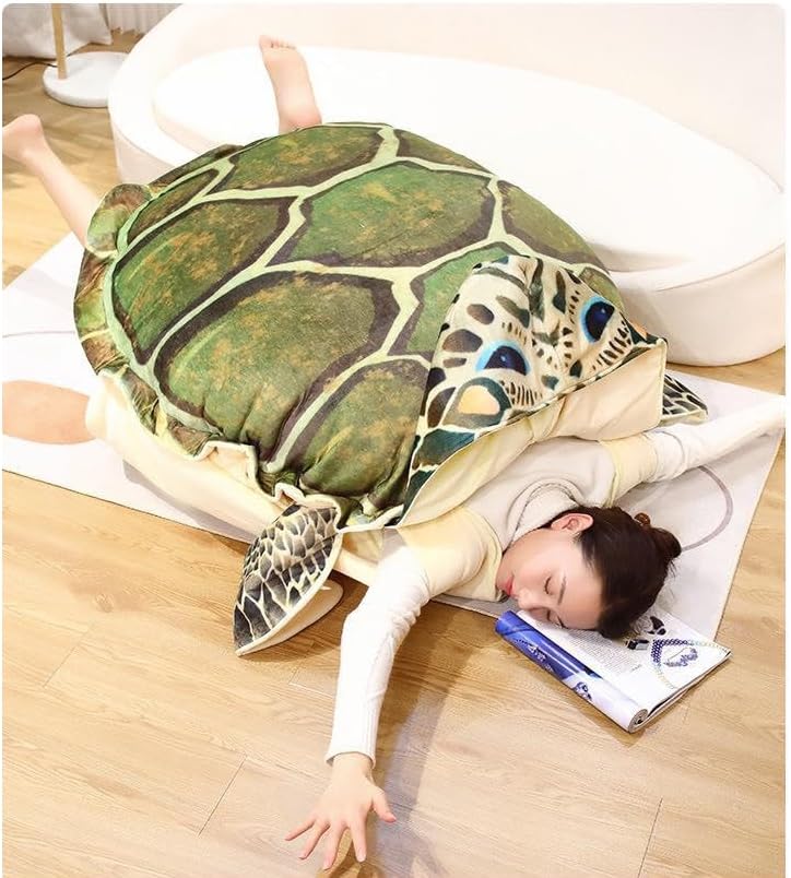 Muñeca de peluche de tortuga suave y esponjosa para fiesta de cosplay (talla L)