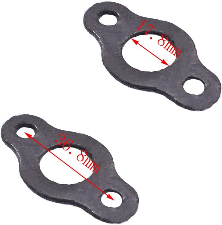 Nueva junta de brida de tubo de 10 unids para 49cc 66cc 80cc 2 tiempos motor motorizado bicicleta