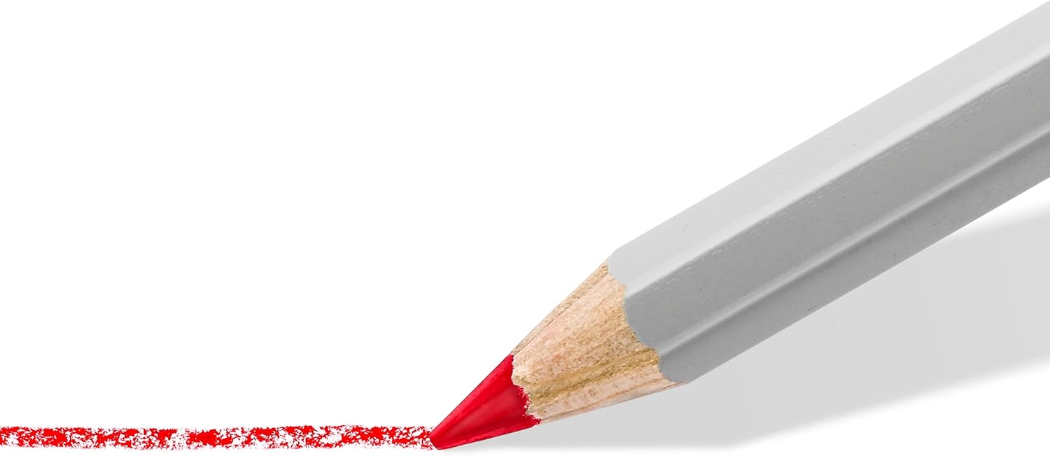 STAEDTLER Lumocolour – Lápiz omnichrom no permanente, color azul (12 unidades)