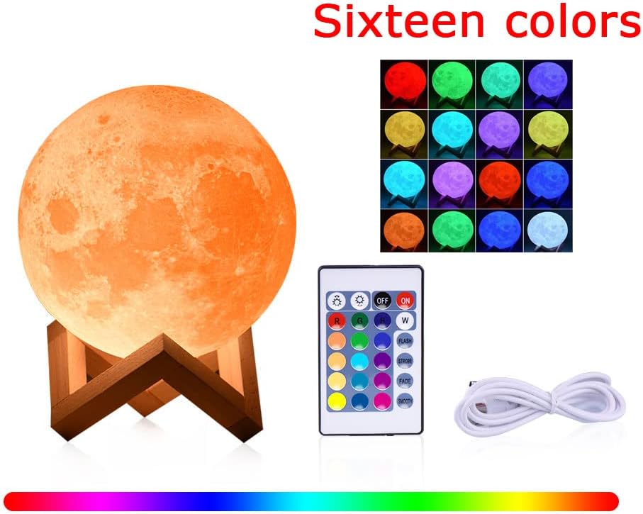 Lámpara de luna personalizada, impresión 3D, lámpara de luna con foto personalizada, imagen personalizada, regalo de luz de luna grabada para