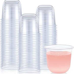 100 copas de vino de plástico sin tallo, desechables, de plástico transparente, para fiestas, bodas, cumpleaños, cócteles (12 onzas) 100 copas de vino de plástico sin tallo, desechables, de plástico transparente, para fiestas, bodas, cumpleaños, cócteles (12 onzas)