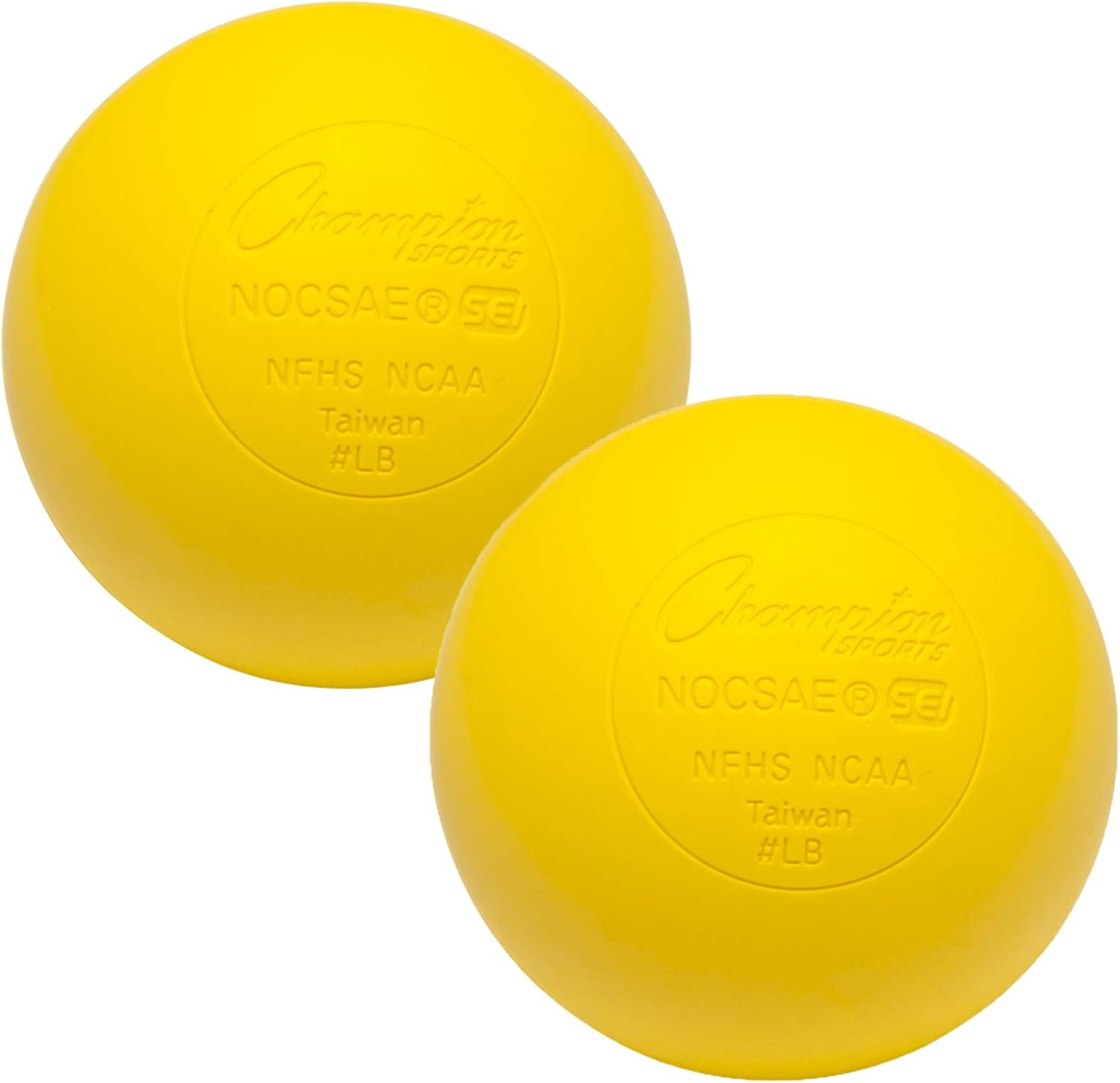 Champion Sports – Pelotas de colores para lacrosse, tamaño oficial para juegos profesionales, universitarios y escolares, prácticas y recreación,