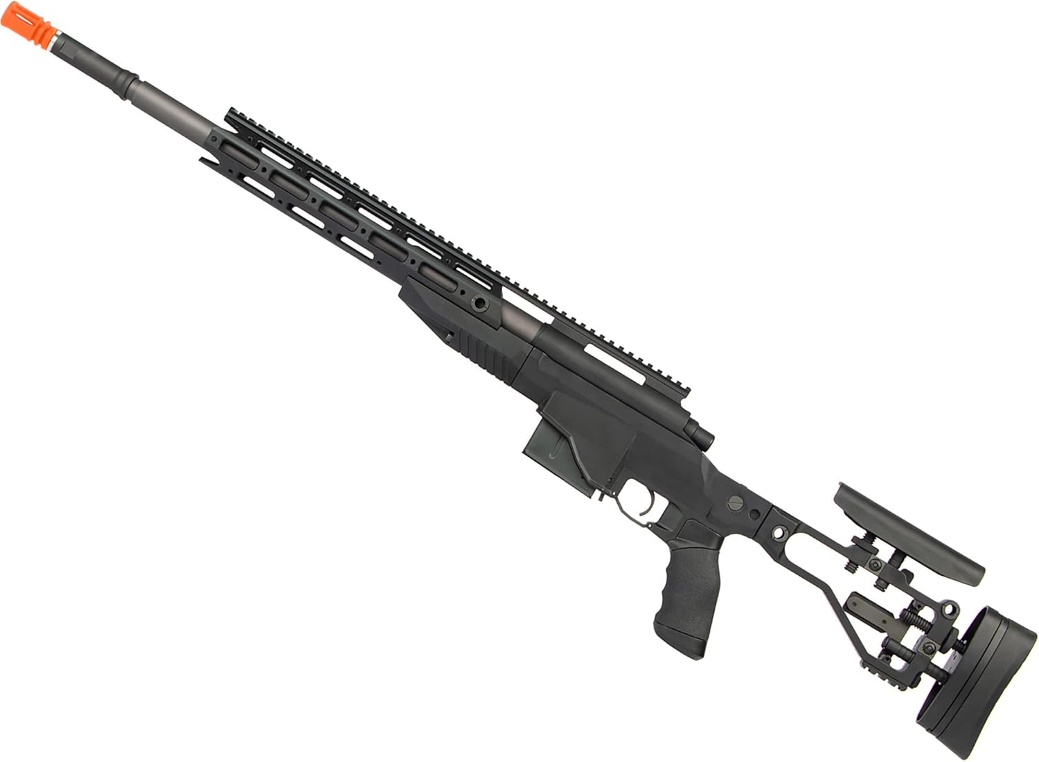 Evike Airsoft – ARES M40A6 Rifle modular de Airsoft (color negro)