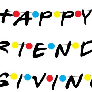 KatchOn, Cartel con texto en inglés Happy Friendsgiving Banner  Grande de 10 pies, sin bricolaje  Cartel de regalo de amigos para decoraciones de KatchOn, Cartel con texto en inglés Happy Friendsgiving Banner  Grande de 10 pies, sin bricolaje  Cartel de regalo de amigos para decoraciones de