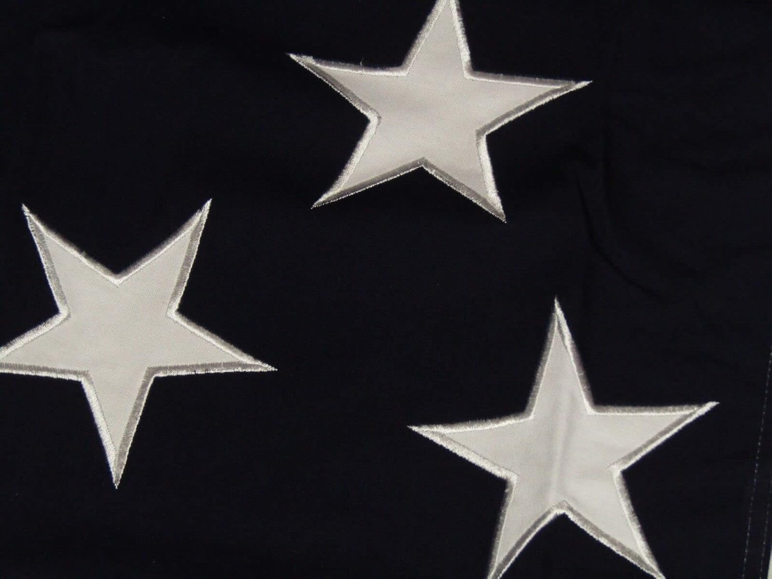 Premium 3×5 Embroidered Sewn & Bars 9 100% Cotton Flag 3’x5′