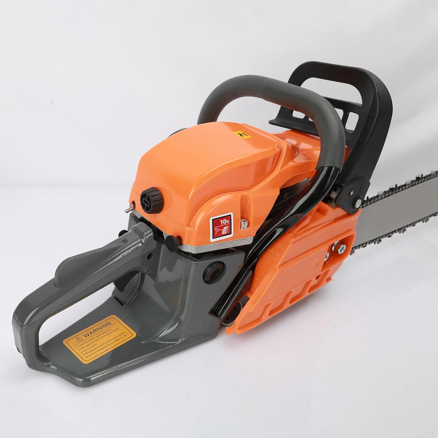Motosierra de gas de 2 tiempos de 58 CC de 20 pulgadas, motosierra a gas de 13000 rpm, 2.4 kw3.2 HP, motosierra inalámbrica a gas para cortar madera
