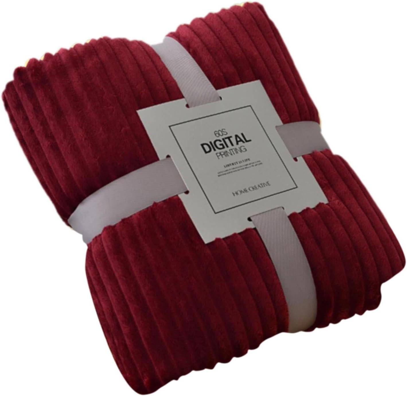 QAZIUY Manta cálida y mullida de Navidad, gruesa y ligera, de forro polar coral, manta de franela para oficina, dormitorio, automóvil, viajes,