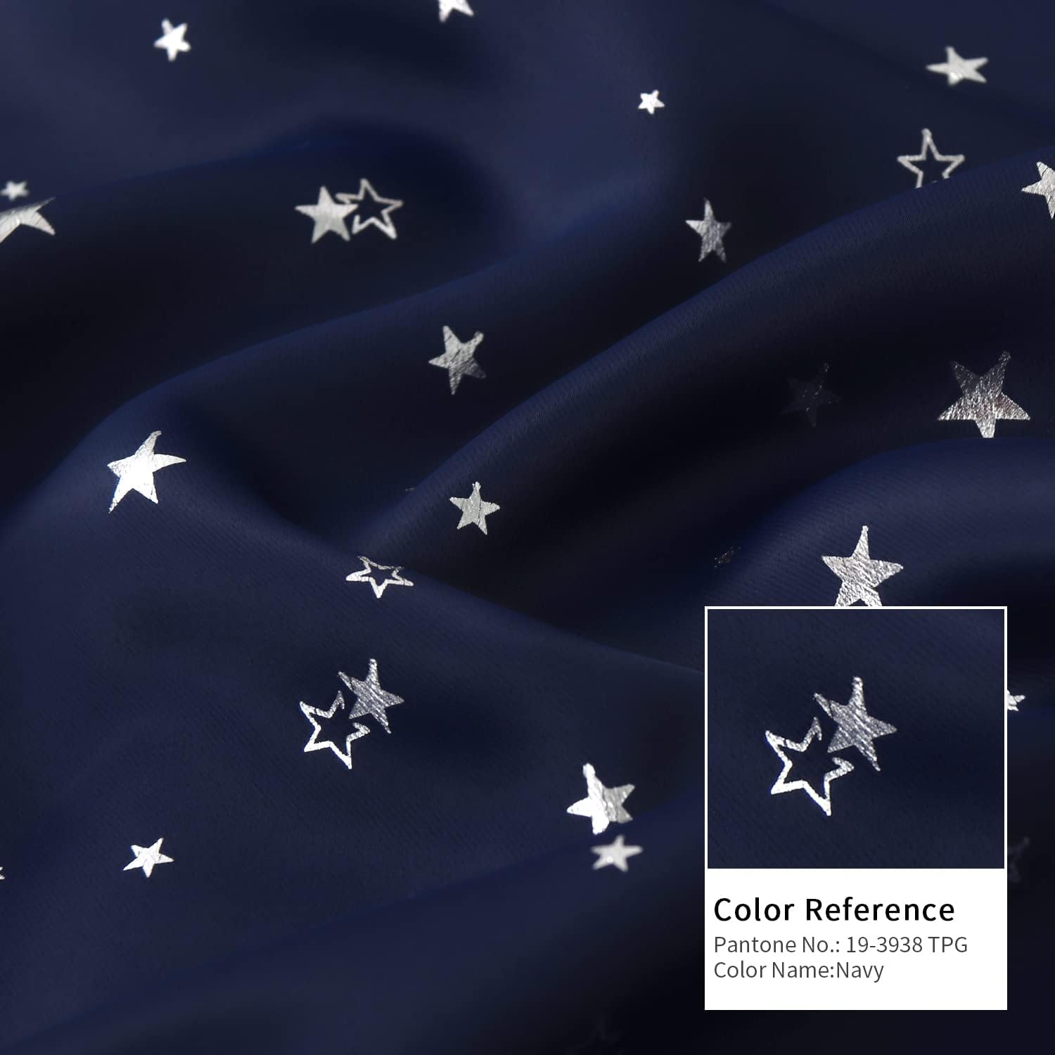 BGment – Cortinas opacas rosas de 84 pulgadas de largo para niños, cortinas térmicas para oscurecer la habitación, con estampado de estrellas