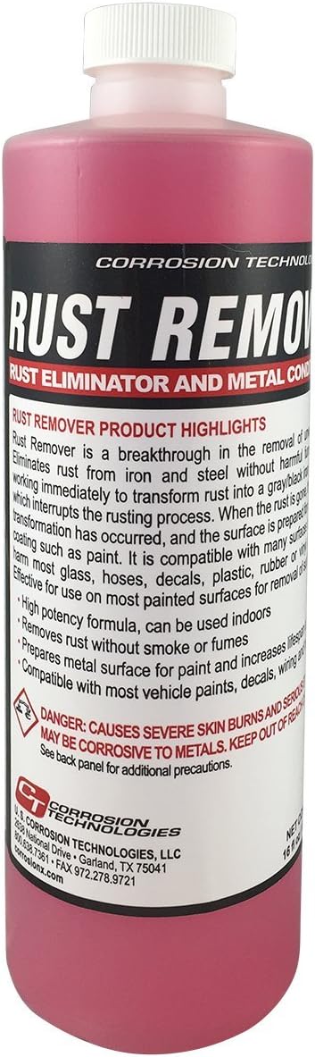 Corrosion Technologies 22103 – Removedor de óxido, botella de 16 onzas