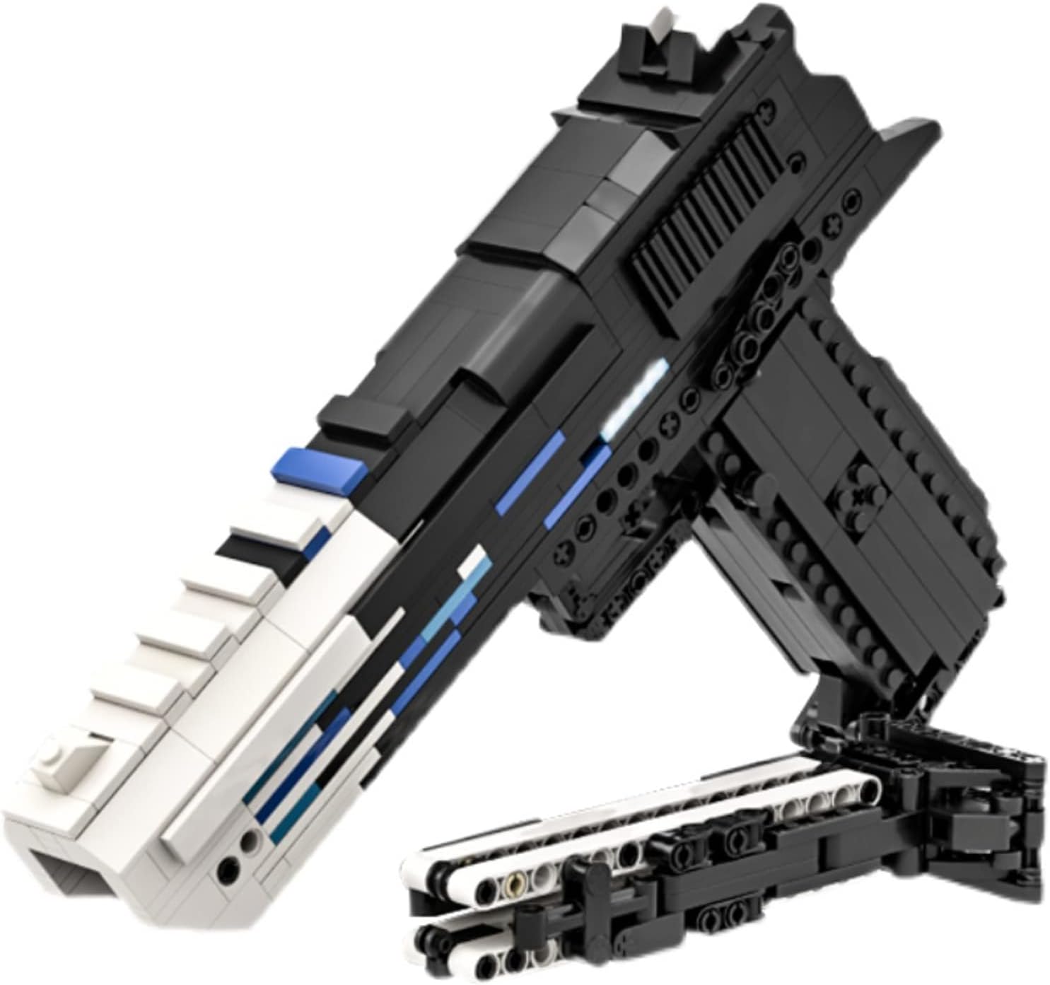 Audio Technics – Bloque de construcción de juguete de disparo simulado, modelo de juguete de disparo de águila del desierto, compatible con Lego