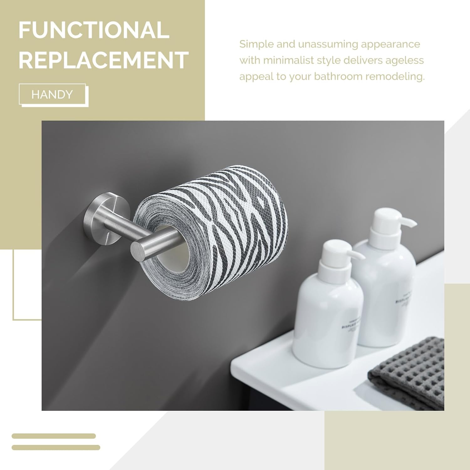 Angle Simple SUS304 – Soporte de papel higiénico de acero inoxidable para baño, soporte de pared para papel higiénico