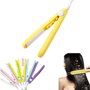 Werdeny – Mini rizador de pelo de cerámica para cabello corto, mini rizador de pelo para cabello corto y fino, mini rizador de cerámica 2 en 1 y Werdeny – Mini rizador de pelo de cerámica para cabello corto, mini rizador de pelo para cabello corto y fino, mini rizador de cerámica 2 en 1 y