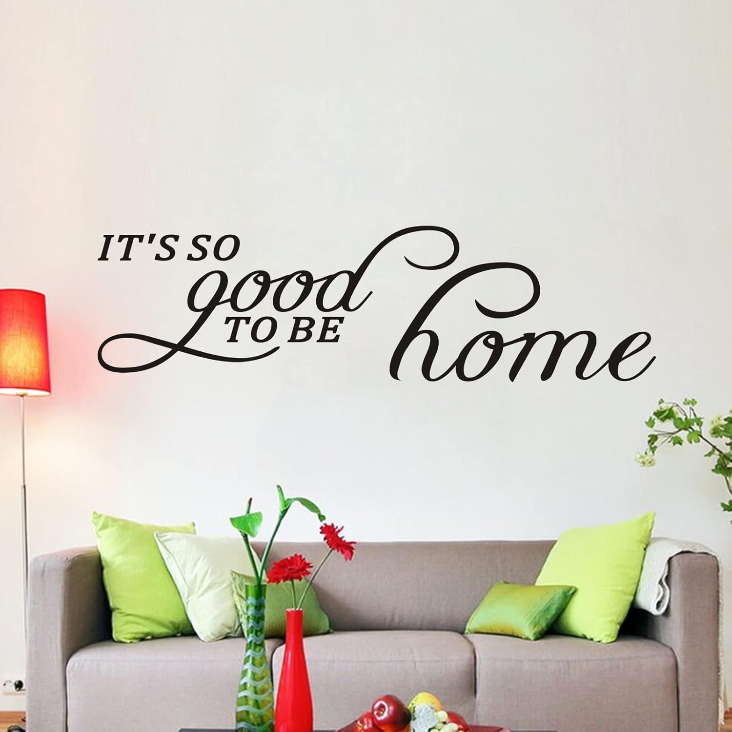 Calcomanías de pared para sala de estar, calcomanías de pared familiares, (fáciles de aplicar), decoración de pared, citas artísticas de vinilo,