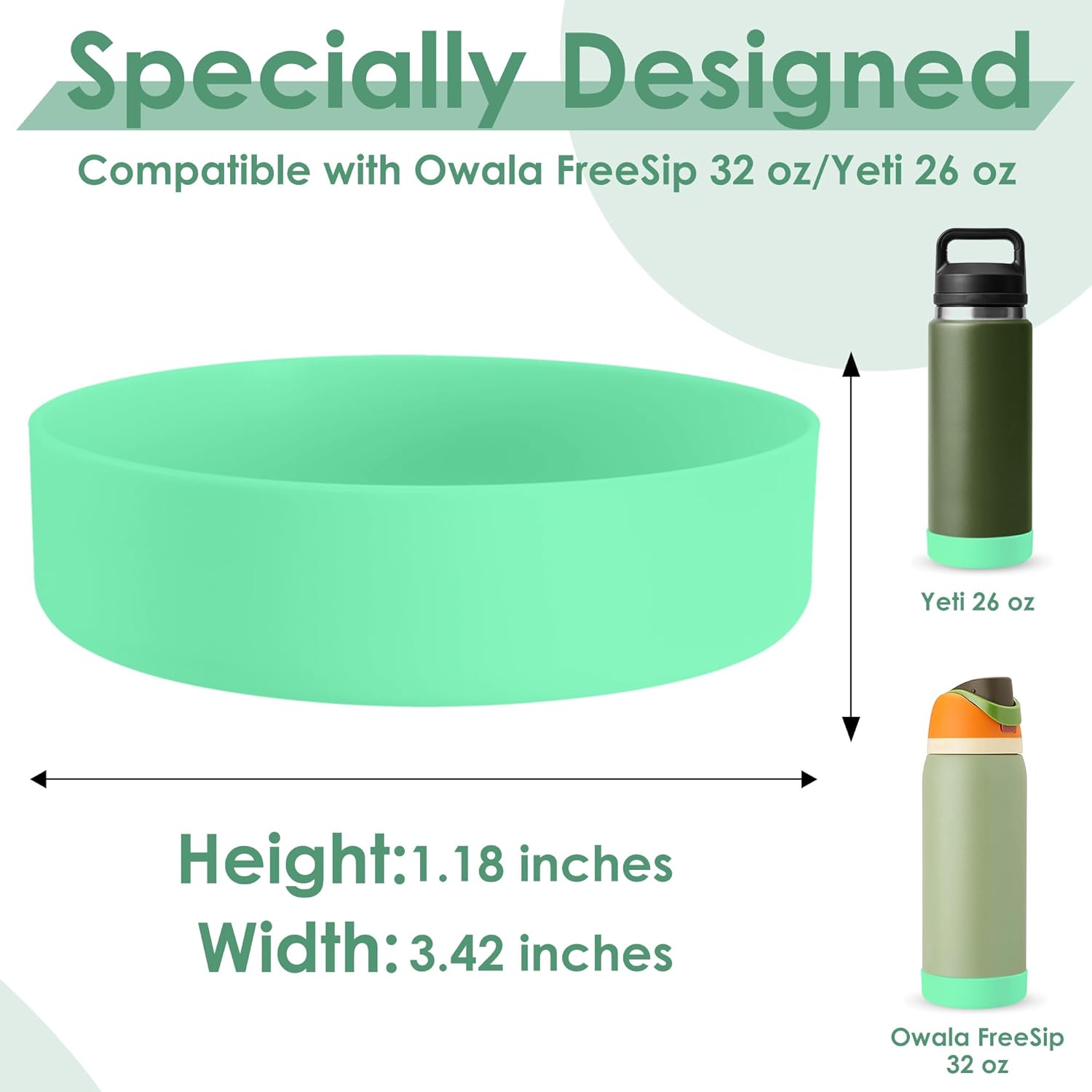 Funda para botella de agua, compatible con Owala, Yeti, para accesorios para botellas de agua Stanley, funda para Owala FreeSip de 32 onzas, Yeti 26