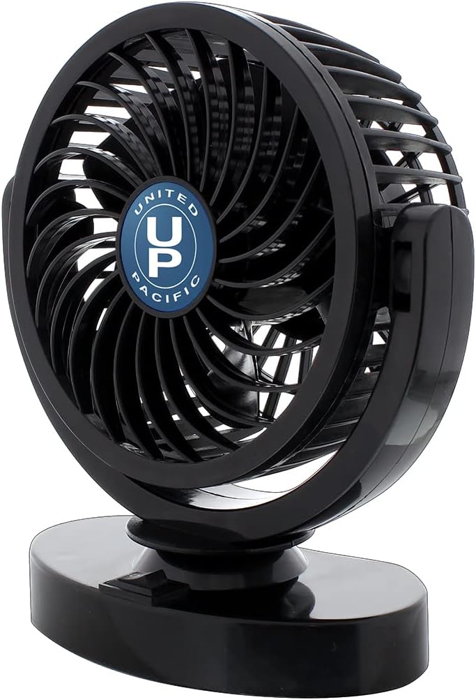 CTW Universal Mini Negro 12 Voltios Ventilador Turbo Ventilador CocheCamión Interior Dash Mount