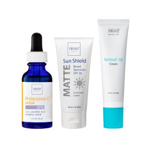 Obagi – Juego de productos esenciales para el cuidado de la piel, suero Obagi Professional-C, 15% (1 onza), Obagi Sun Shield Matte Broad Spectrum Obagi – Juego de productos esenciales para el cuidado de la piel, suero Obagi Professional-C, 15% (1 onza), Obagi Sun Shield Matte Broad Spectrum