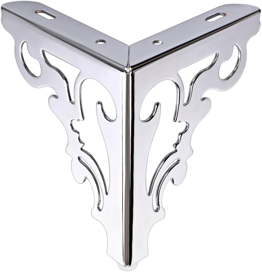 OwnMy 4 patas de metal para muebles, patas modernas para sofá para reparación y restauración de tocador, armario, mesa de té, estantes de encimera,
