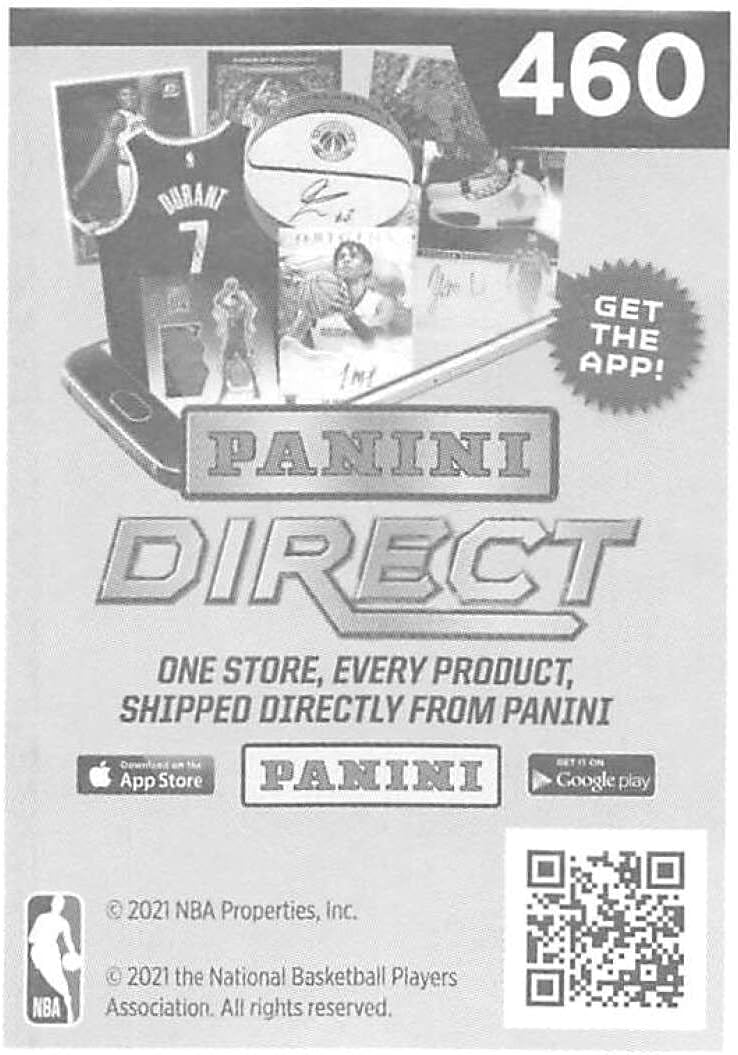 2020-21 Panini Stickers #460 Harrison Barnes Official NBA Basketball Album Sticker Measuring 2.75 inch tall X 2 inches wide in Raw (NM or Better