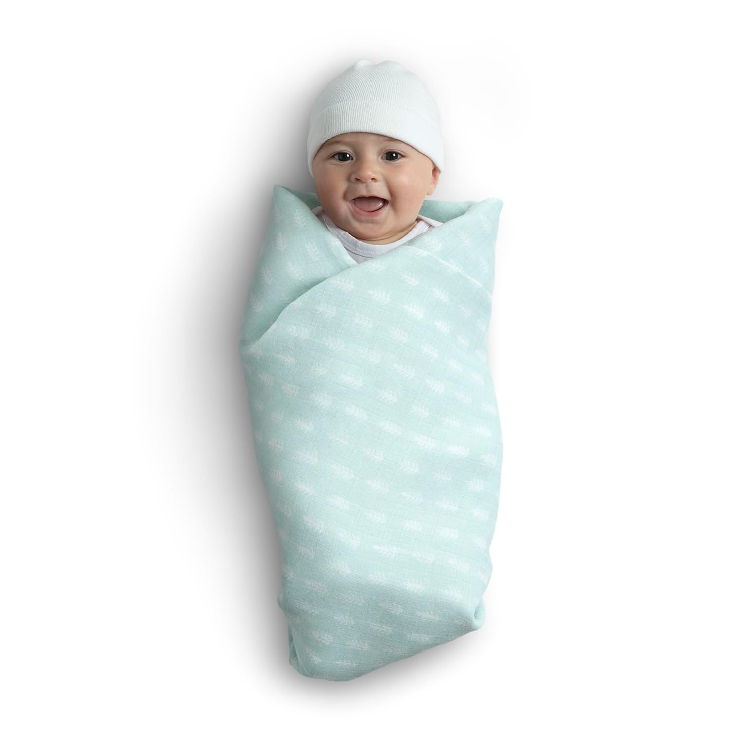 Delta Children Mantas de muselina 100% algodón para niñas y niños, 47 x 47 pulgadas (paquete de 4), bohemio neutro