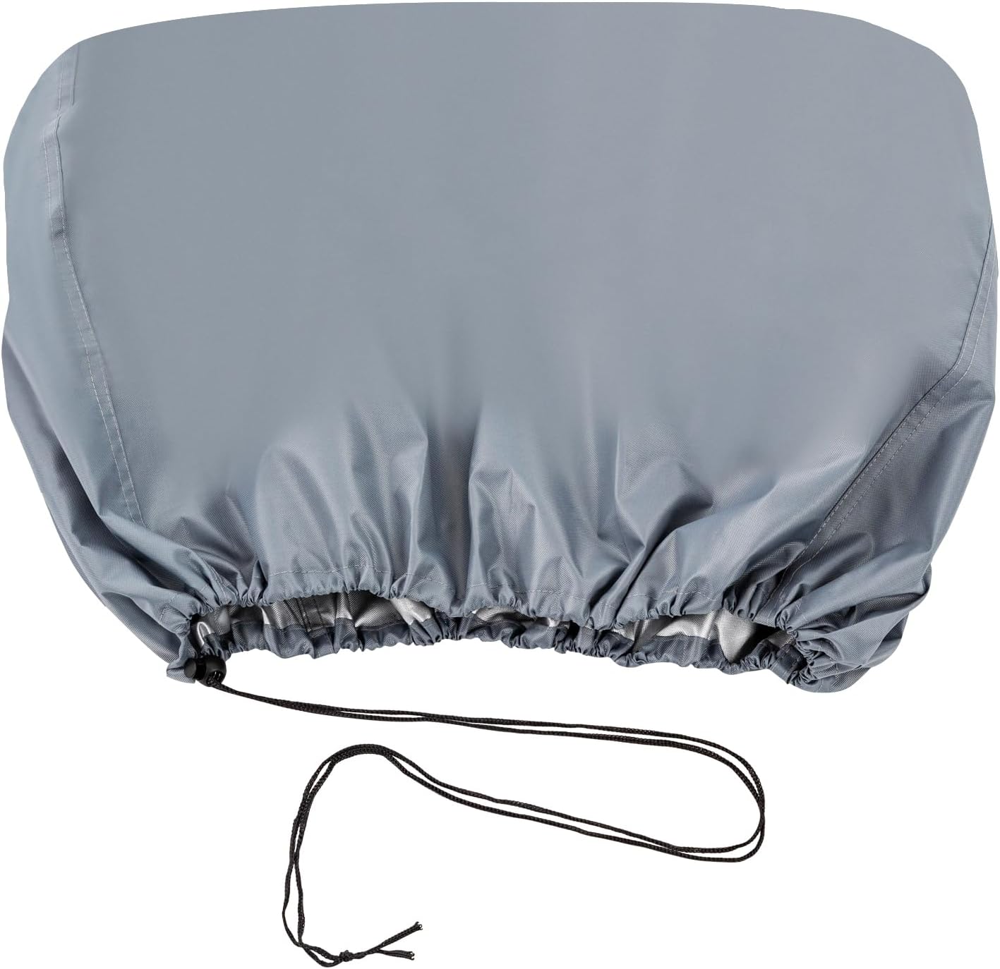 WenDissy Cubierta para motor de barco, cubierta impermeable 420D para capó motor fuera de borda, apta para motores de hasta 15-20 HP, color gris