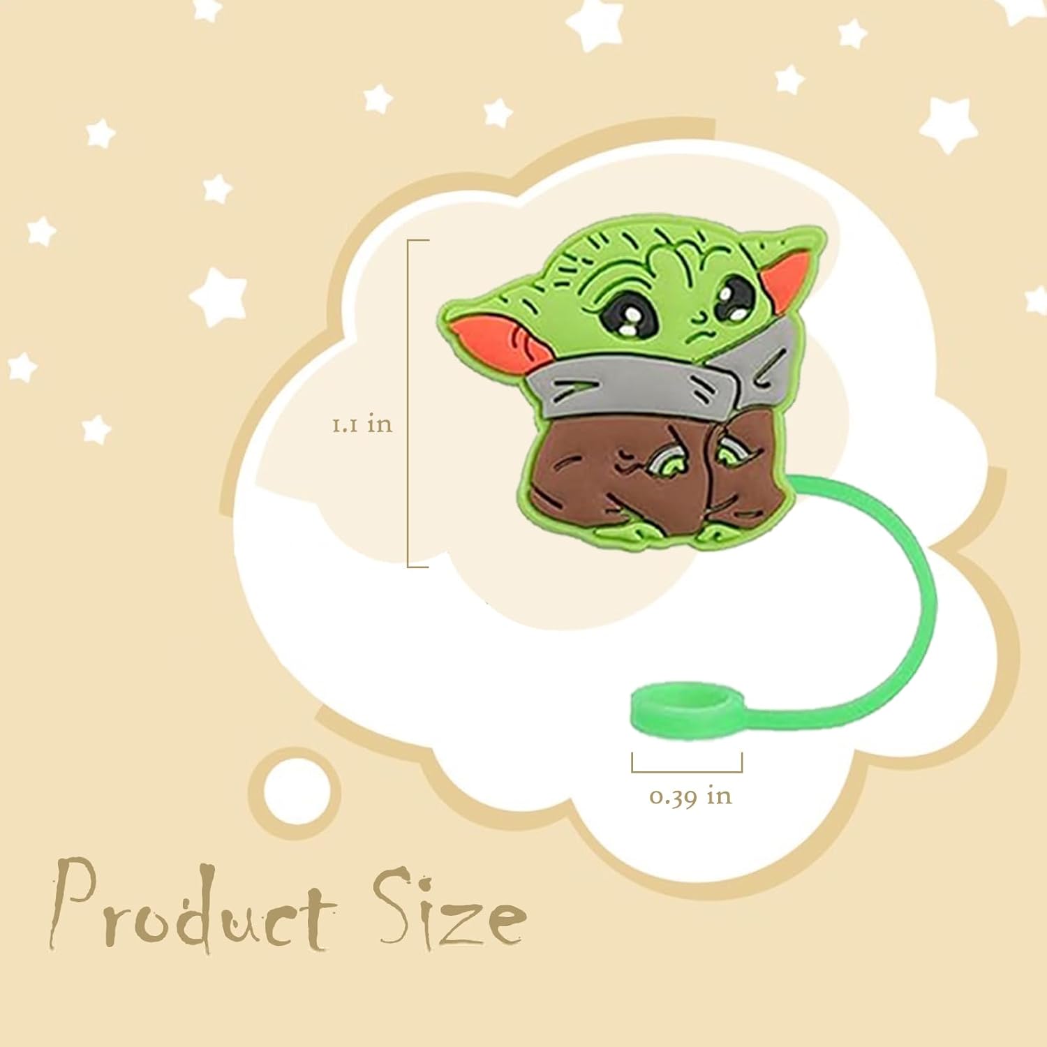 12 fundas de popote de Space Wars para popotes de 0.39 a 0.394 pulgadas, para vaso Stanley Cup de 40 onzas y 30 onzas con asa, tapones reutilizables