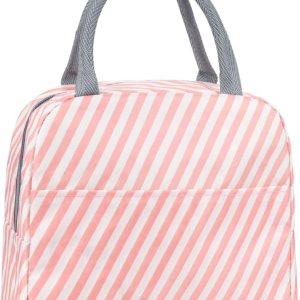 Lonchera aislada para mujer, lonchera pequeña para mujer, bolsa de mano congelable, lonchera impermeable para adultos, para oficina, picnic, playa, Lonchera aislada para mujer, lonchera pequeña para mujer, bolsa de mano congelable, lonchera impermeable para adultos, para oficina, picnic, playa,