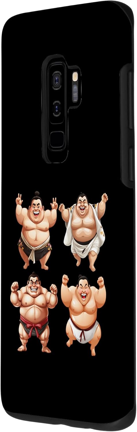 Galaxy S9+ Funny fat sumo wrestler 4 sumo wrestlers Case