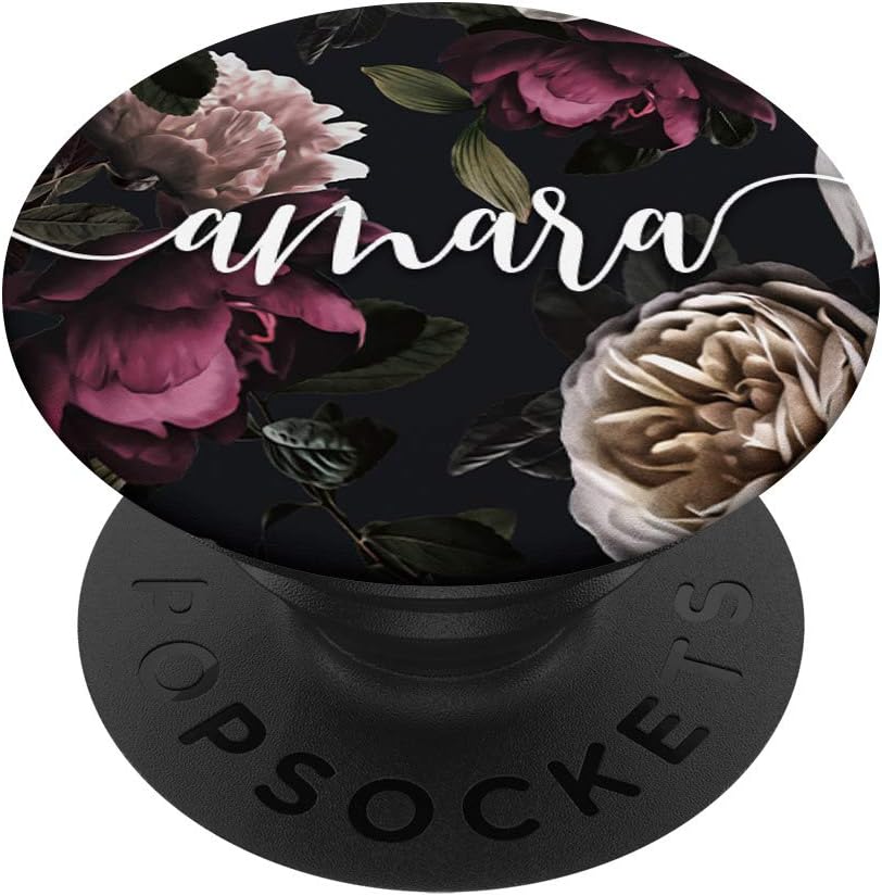 Amara PopSockets – Agarre y soporte para teléfonos y tabletas, Negro