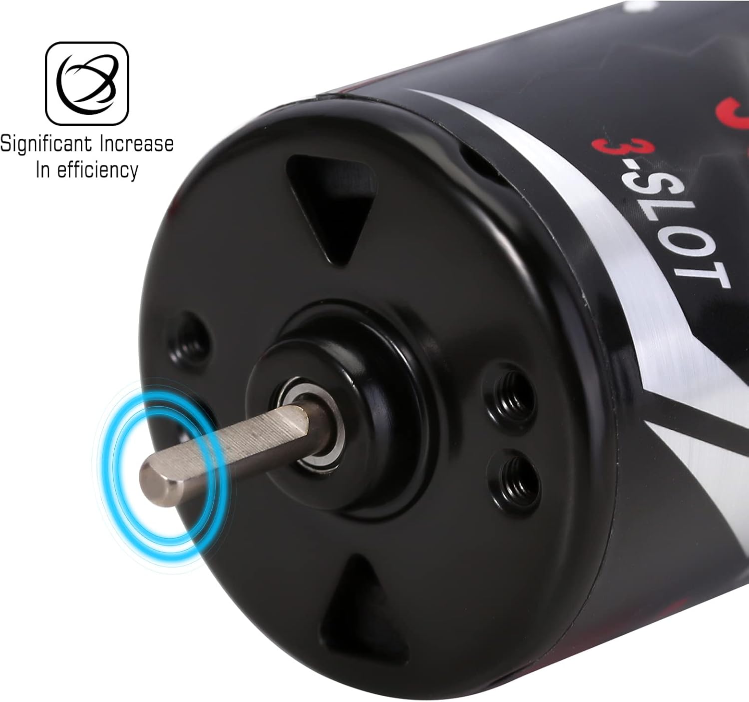 INJORA 550 Motor cepillado impermeable 3-Slot 11T Motor para escala 110 RC Car Crawler Truck Buggy Axial SCX10 AXI03007 JL 90046 TRX4 TRX6 (INM09)