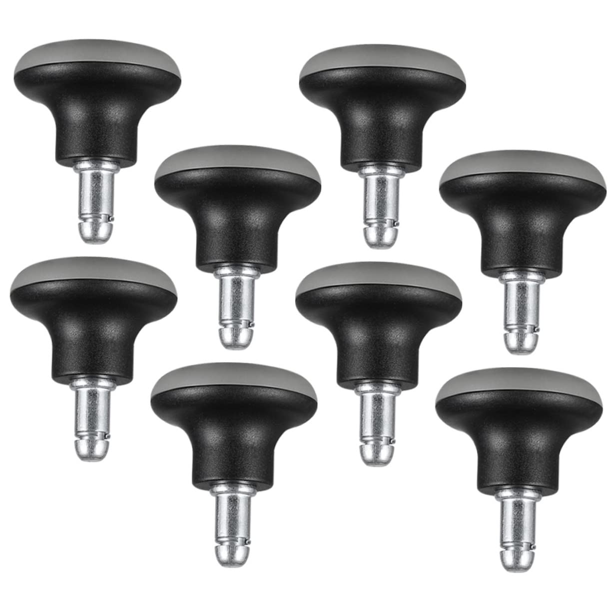 STOBOK 8 piezas ruedas para silla de oficina, ruedas para muebles, accesorios para sillas de oficina, accesorios de escritorio, patas de cama, silla
