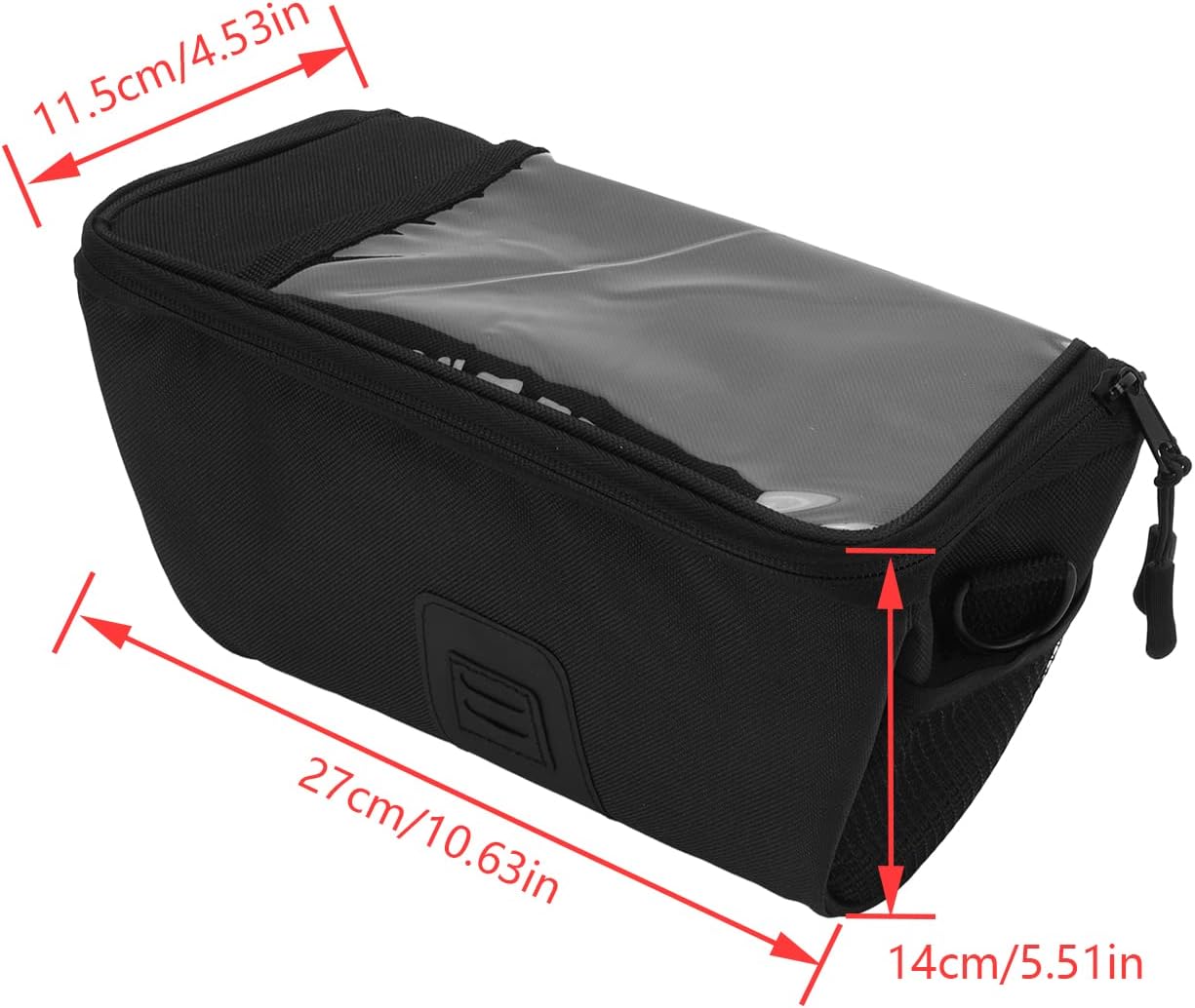 Bolsa de manillar de bicicleta, impermeable, multifuncional, para manubrio de bicicleta, funda para teléfono de bicicleta, bolsa de almacenamiento
