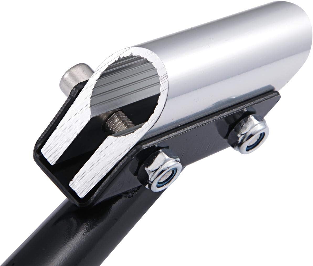 INNOGLOW Manillar de motocicleta ajustable 0.866 in 78″ motocicleta Sport Bike Universal para Harley Suzuki Yamaha Kawasaki (blanco)