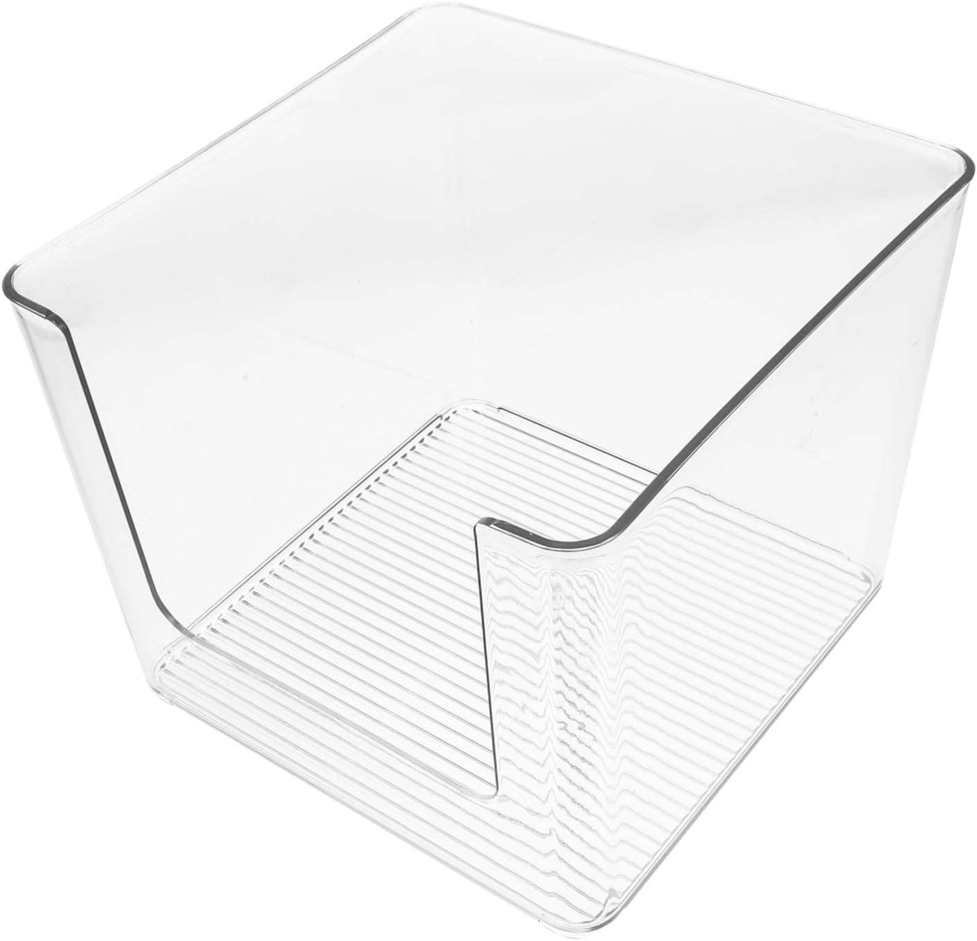 1pc caja de almacenamiento de plástico escalable oficina comestibles