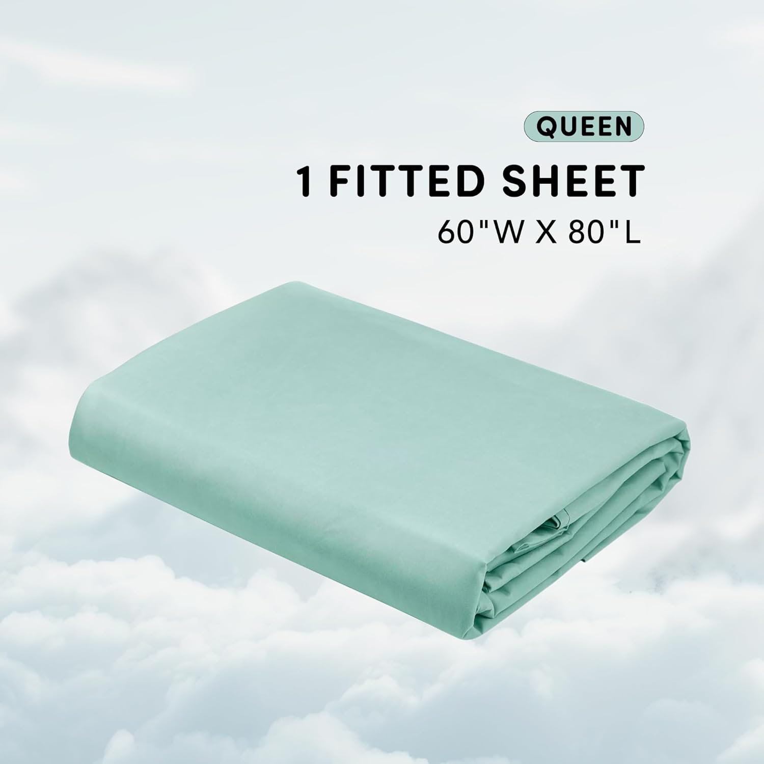 Comfort Spaces – Sábana bajera Coolmax supersuave y resistente a la decoloración que absorbe la humedad con elásticos alrededor que se adapta a
