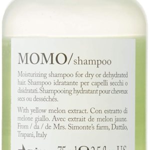 Davines MOMO Champú y acondicionador hidratante para cabello seco y deshidratado, añade suavidad y brillo, fórmula desenredante Davines MOMO Champú y acondicionador hidratante para cabello seco y deshidratado, añade suavidad y brillo, fórmula desenredante
